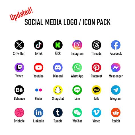 sosia logo png|Social Media Logos Icon Pack .